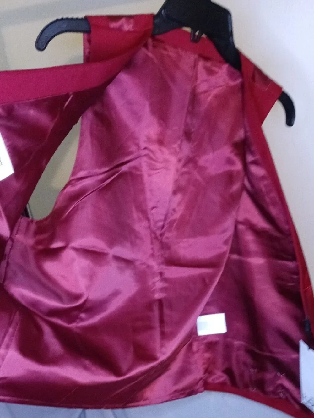 Deep Burgundy Tailored Vest